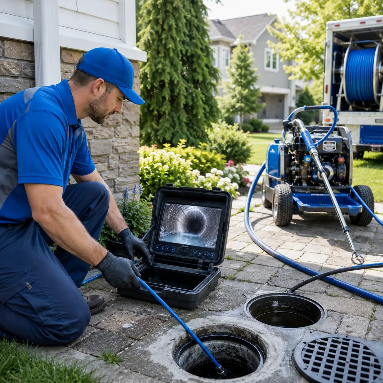 Outdoor drain cleaning professionals serving Lacona, NY